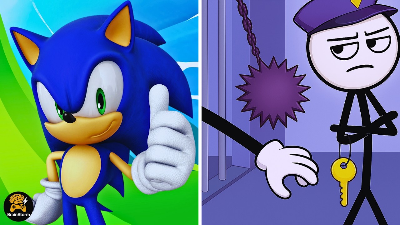 Sonic Dash Vs Thief Puzzle | Max Gameplay | BrainStorm Walkthrough | New Update
