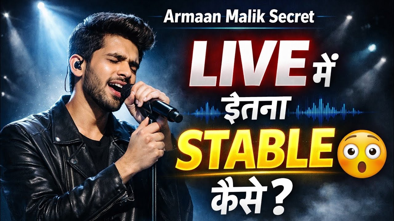 Armaan Malik LIVE में इतना Stable कैसे गाते हैं? 😳 | Real Singing Secret