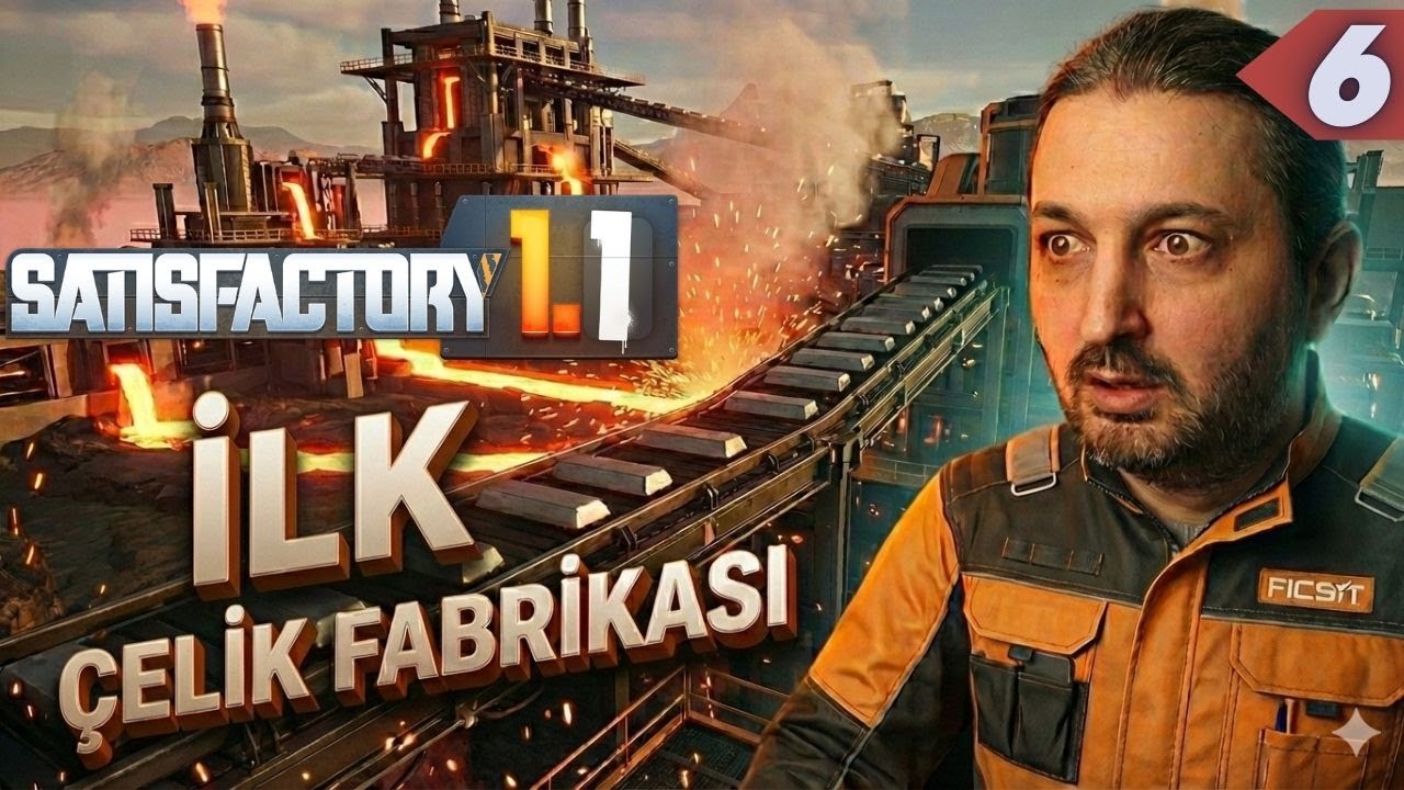 Çelik Üretimi Başladı Hedef Uzay Asansörü Seviye 2 | Satisfactory Türkçe Rehber l Bölüm 6