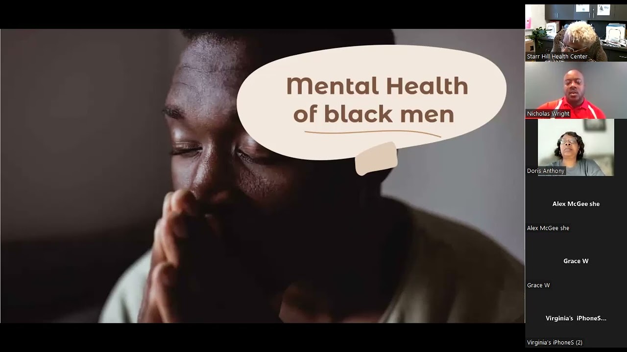 The Challenges of Mental Health in Black Men (June 2022) - Nicholas Wright, LPC, LSATP