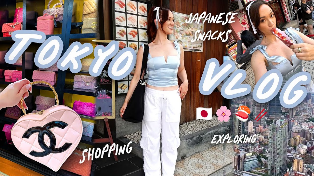 Tokyo Travel Vlog: Vintage Shopping, Viral Japanese Snacks, and More!!