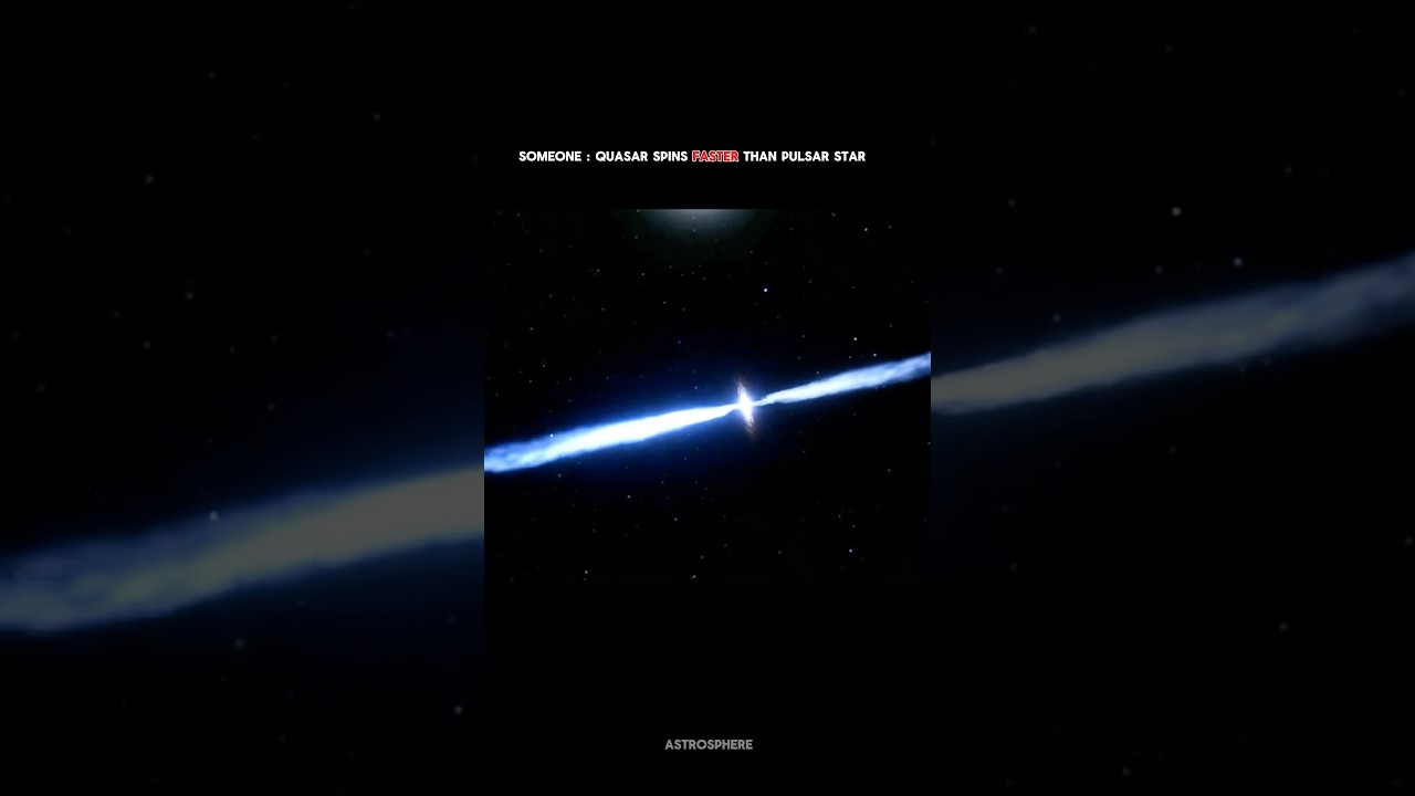Quasar vs Pulsar ☠️ #space #shorts