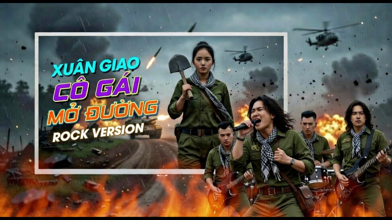 Cô Gái Mở Đường - bản phối mới   | Nhạc Cách Mạng Rock Cover | Rock Đỏ Series