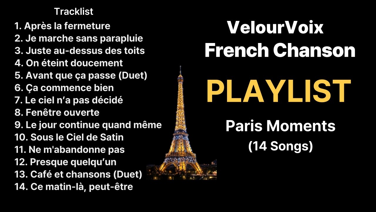 🇫🇷 Paris Chanson | French Chanson Playlist