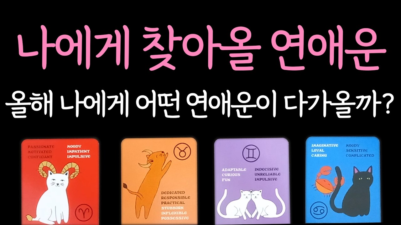 [타로] 나에게 찾아올 연애운💝 올해 나에게 어떤 연애운이 다가올까?