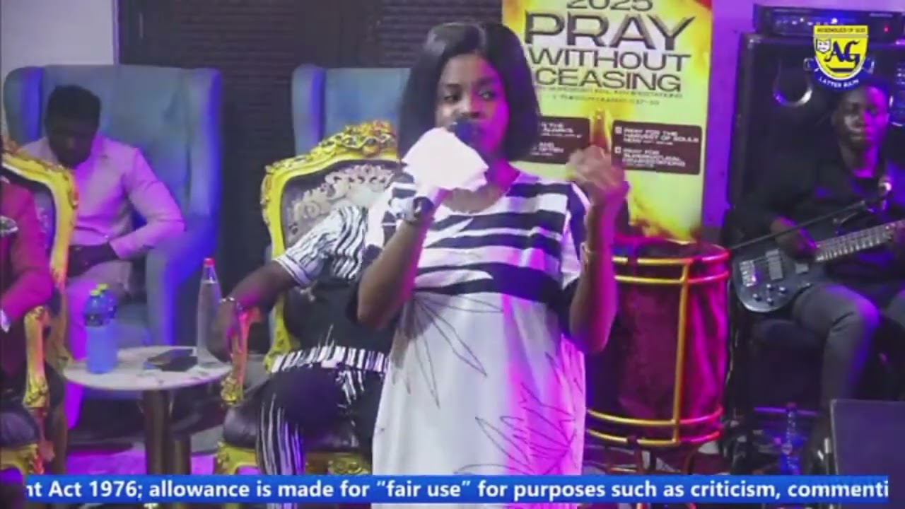 Nana Akua Vessel carries the presence of God 🔥. Just look at the atmosphere 🔥🙏🔥