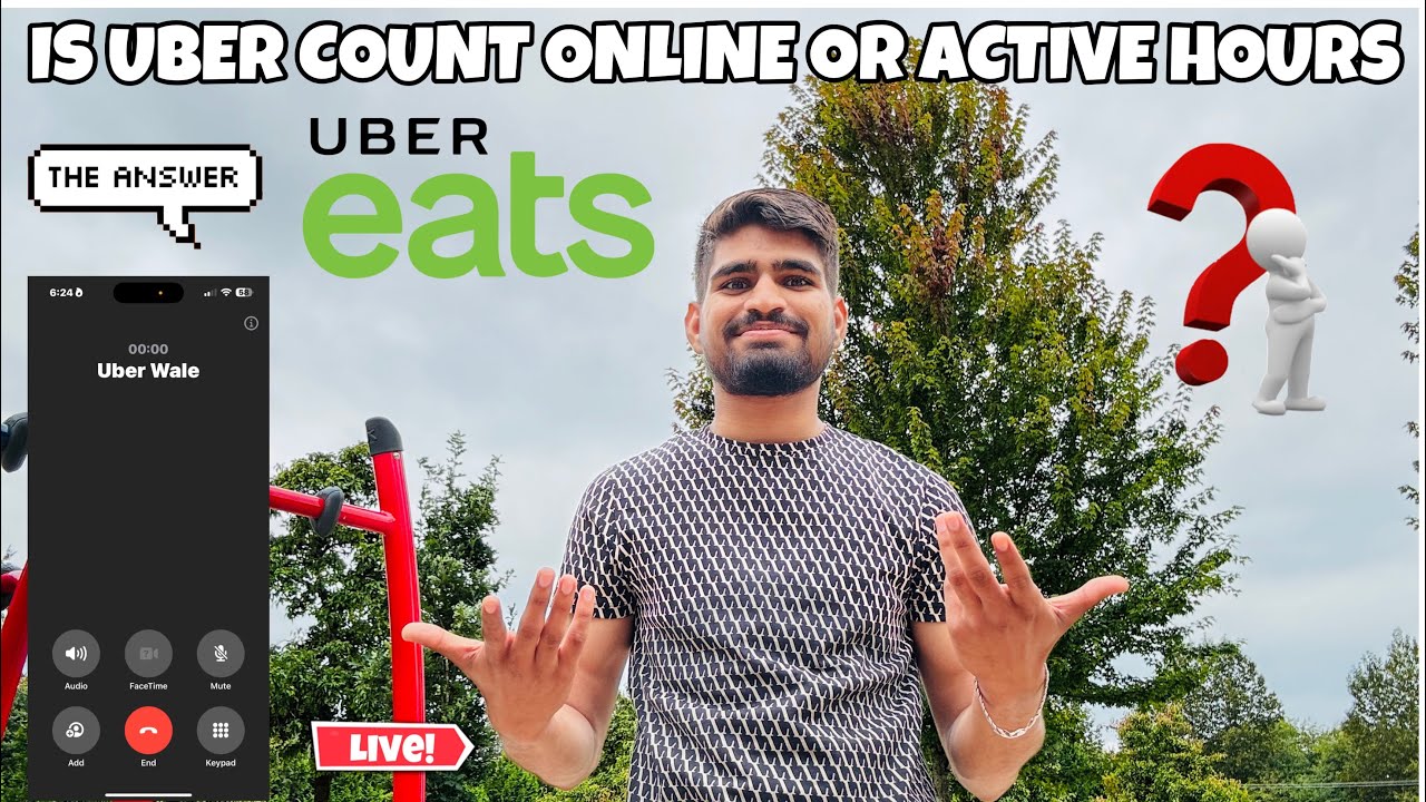 IS UBER COUNT ONLINE OR ACTIVE HOURS ? | UBER EATS IN CANADA | INDIANS IN CANADA 🇨🇦