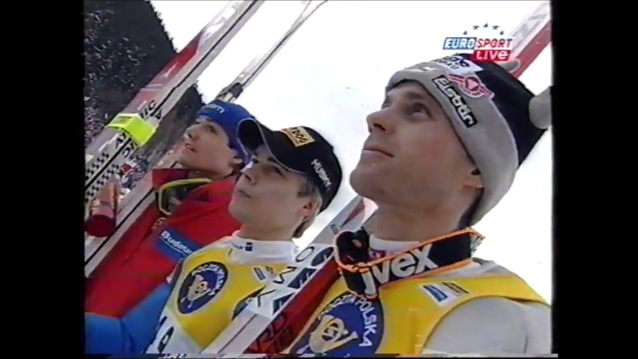 Hautamaeki vs Hannawald vs Widhölzl -  Zakopane 2002 I konkurs, David Goldstrom