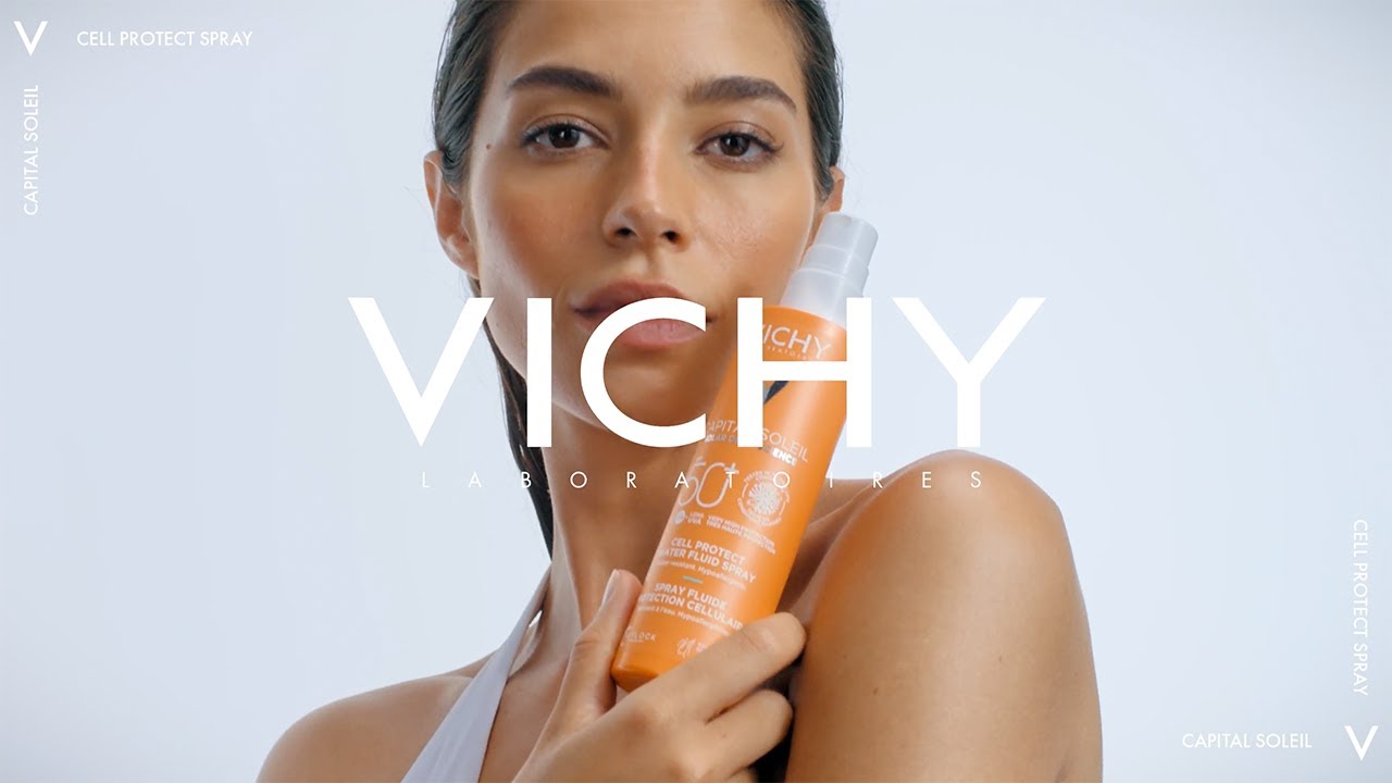 NEW Vichy Capital Soleil Cell Protect Water Fluid Spray SPF50+