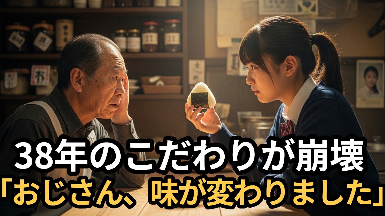 「前と味が違う」少女の一言で38年の店主が気づいたこと【感動する話】