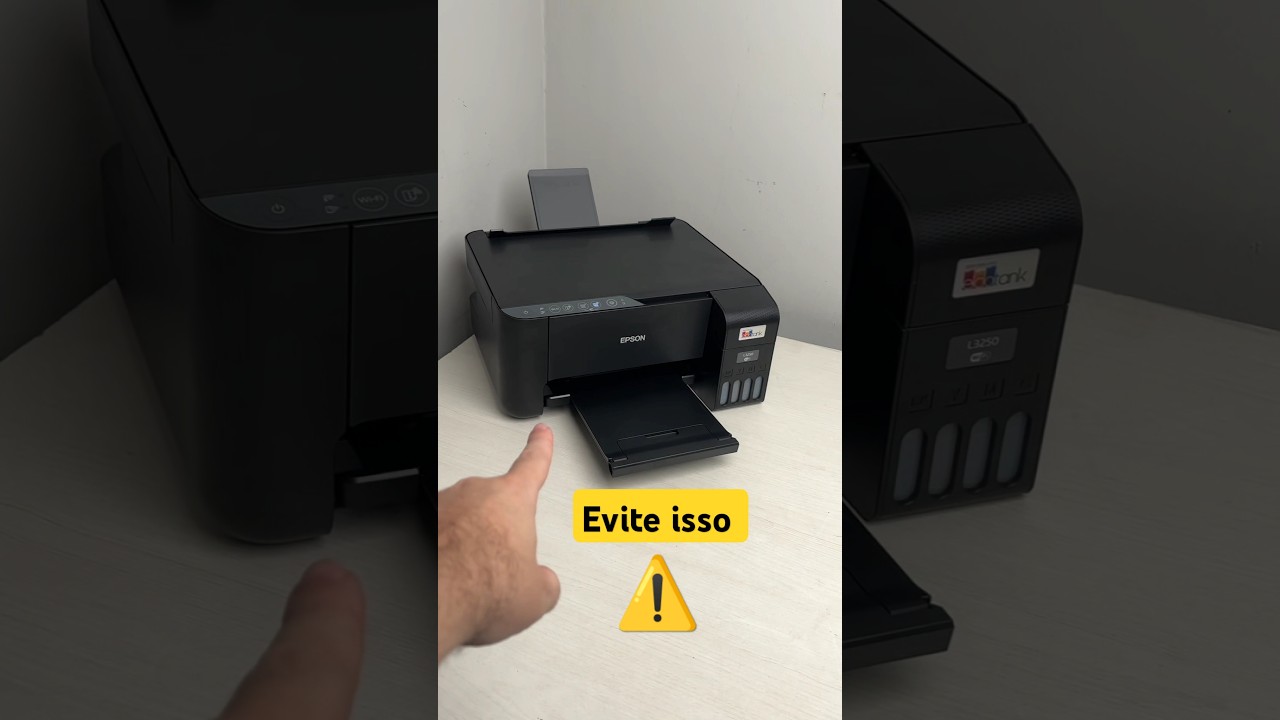 N&atilde;o Cometa esse Erro na Epson L3250! #impressora #impressoraepson #ecotank #l3250 #epsonl3250