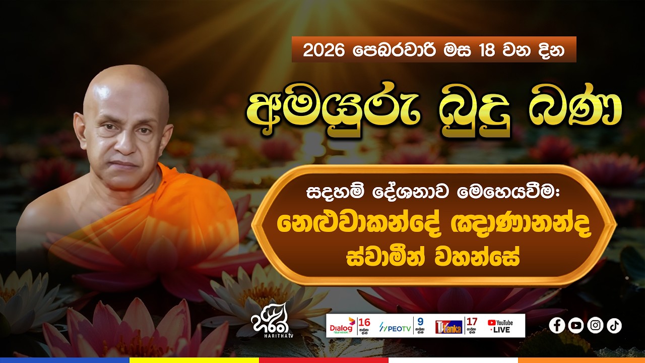 අමයුරු බුදු බණ | Amayuru Budhu Bana | Ven. Neluwakande Gnanananda Thero | Haritha TV