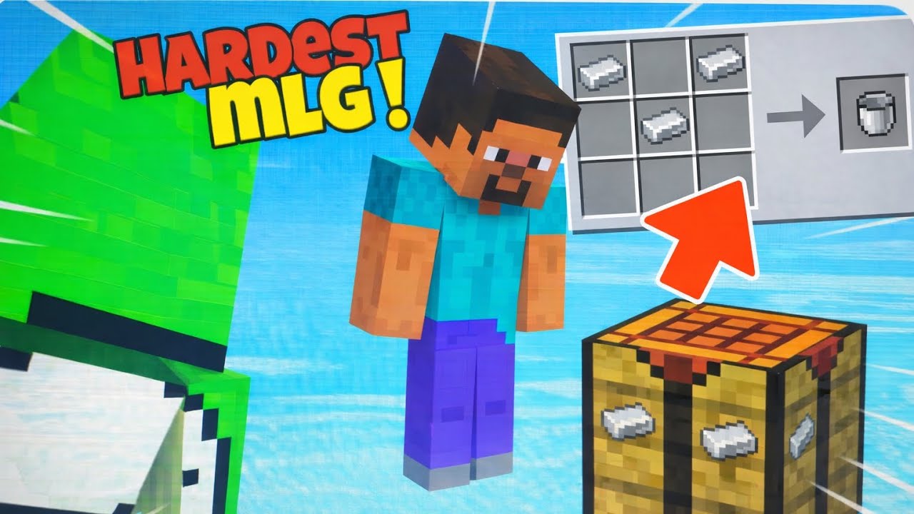 🔥 I Tried the HARDEST Minecraft MLG Ever… (Almost Impossible!) 🔥