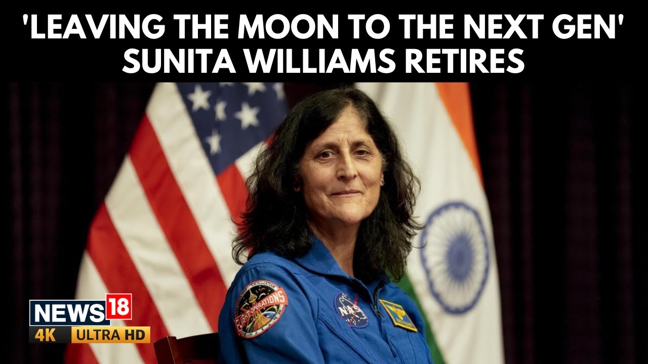 Sunita Williams Retires After 27 Years: ‘I’d Love To Go To The Moon, But Leave It To Youth’ | 4K