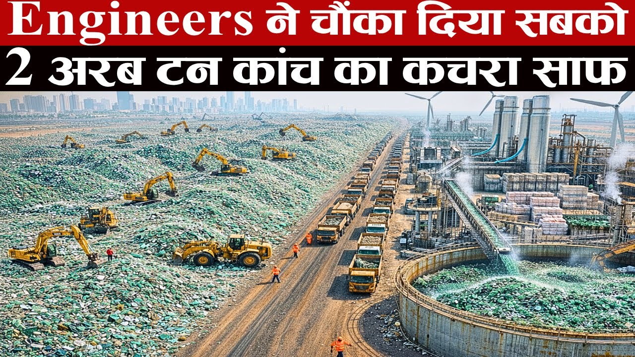 Engineers के Experiment ने चौंका दिया सबको, 2 अरब टन काँच का कचरा साफ़