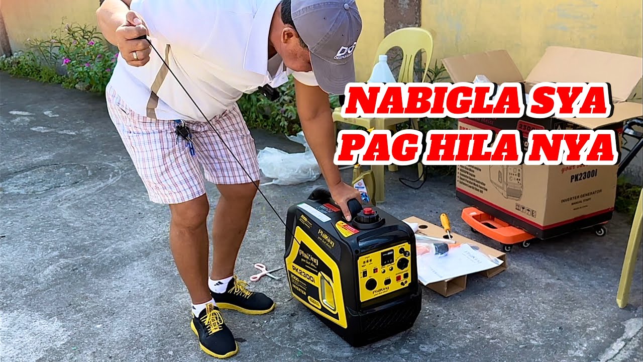 Hindi nya inasahan yung mangyayari paghila nya | Ito yung Portable Inverter Generator