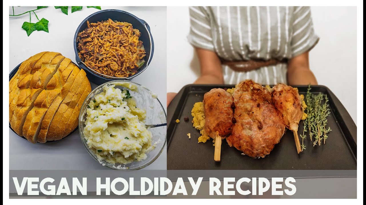 Best Vegan Turkey(Soy and Gluten free)/ Vegetarian Turkey / How to Host a Vegan Holiday Dinner
