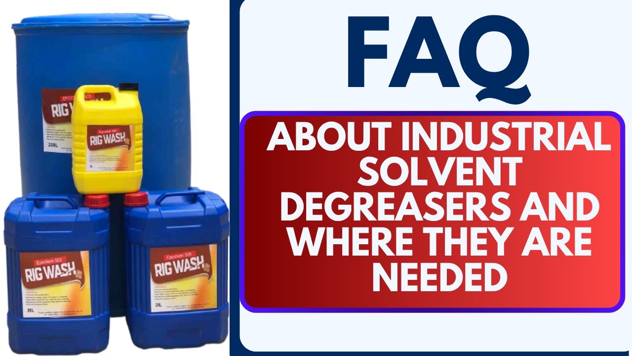 FREQUENTLY ASKED QUESTIONS ABOUT INDUSTRIAL SOLVENT DEGREASERS AND WHERE THEY ARE NEEDED || GZ