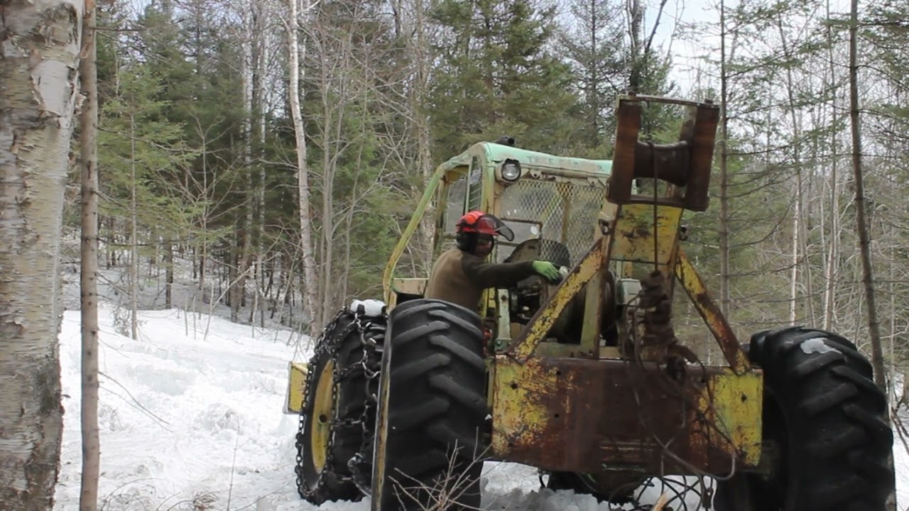 Treefarmer c-4, premier voyage de bois de chauffage, avril 2022, 10 arbres