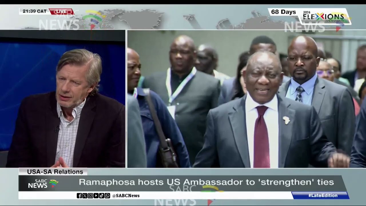 USA-SA Relations | Ramaphosa hosts US Ambassador to 'strengthen' ties