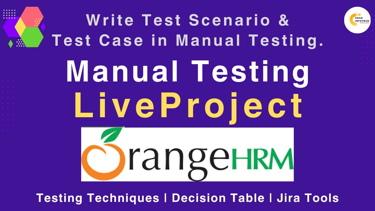 Реальный проект по тестированию ПО | Реальный проект Orange HRM | Написание тестового сценария в ...