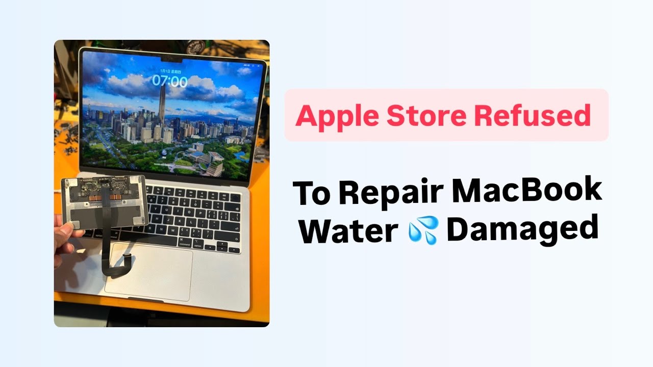 Apple MacBook Air M2 Water Damage- Keyboard & Trackpad not working 
