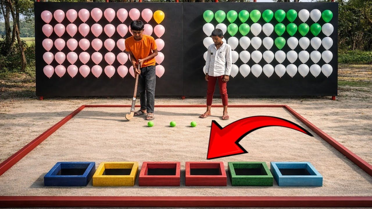 Hockey Ball Challenge: Kaun Banega Balloon Master? 🏑🎈
