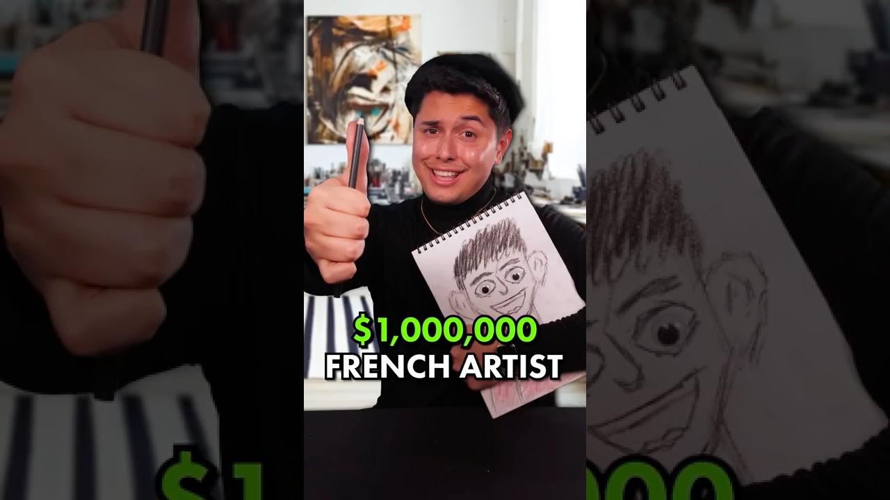 Can a $1,000,000 Artist Draw With Crayons? 🎨 | #ASMR