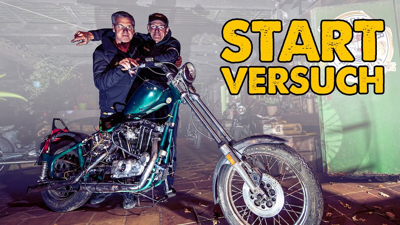 Erster Startversuch nach 50 Jahren | Harley Davidson Ironhead Sportster | Andis Funktionspunk