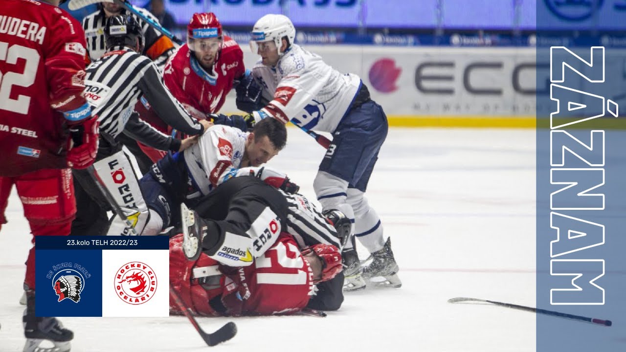 HC Škoda Plzeň - Oceláři Třinec | ZÁZNAM, 23.kolo TELH 2022/23, 27.11.2022