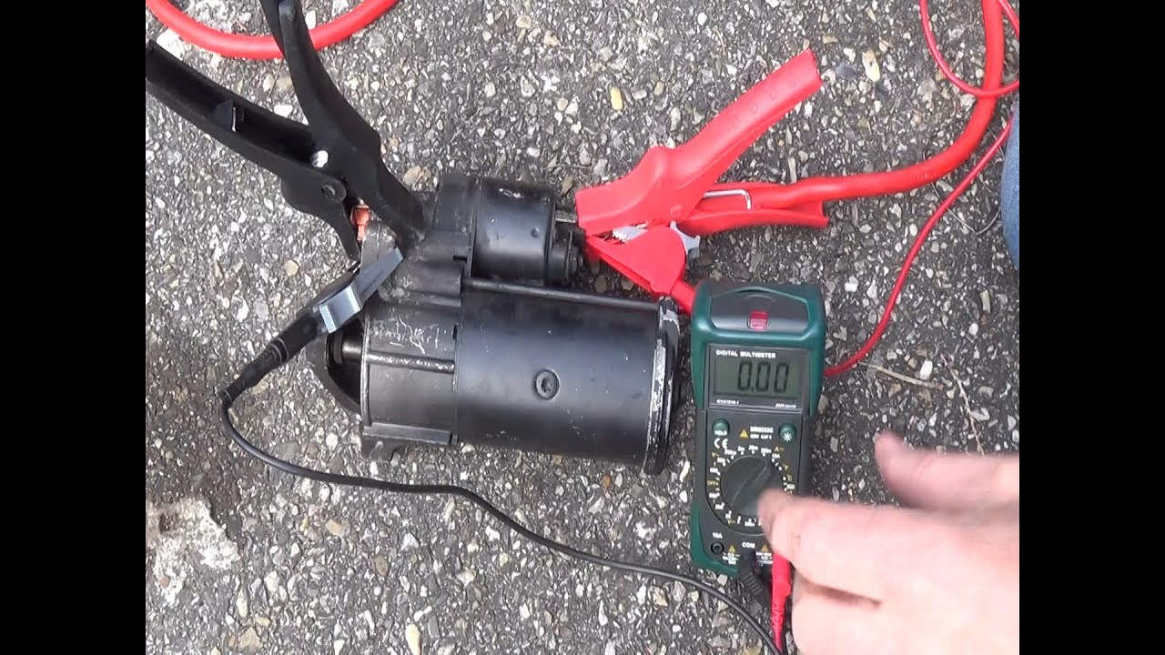 How to test your starter motor & solenoid - Starter troubleshooting