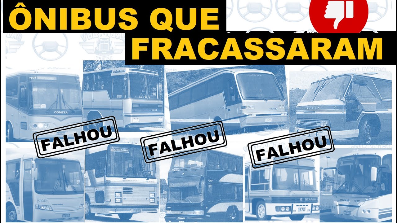 10 ônibus que foram um Fracasso