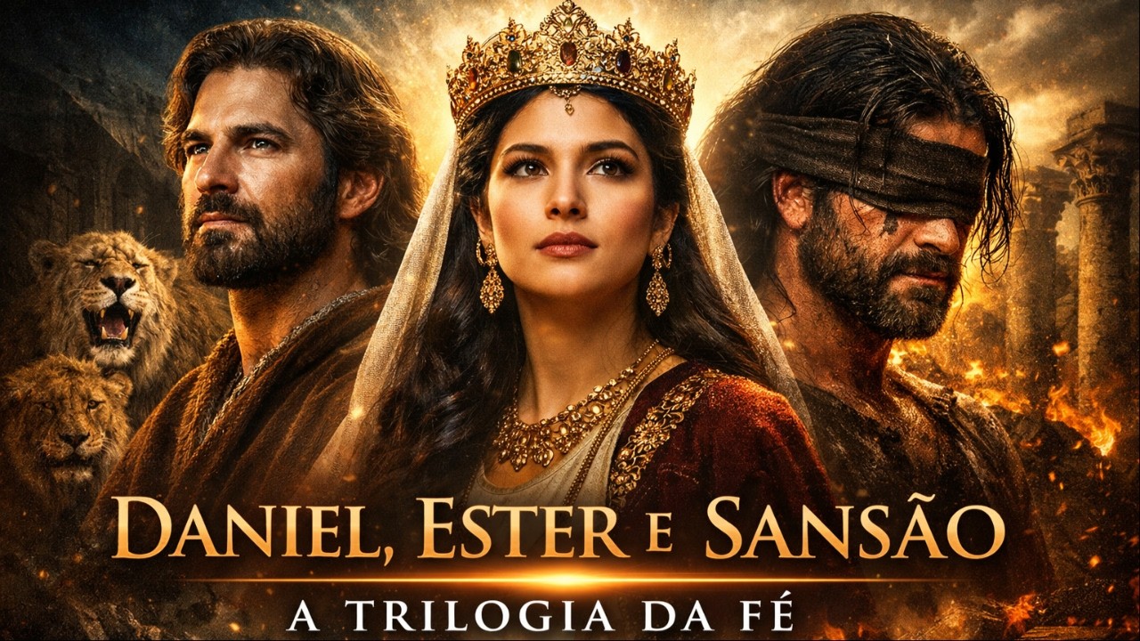 Daniel, Ester e Sansão  A Trilogia da Fé !!