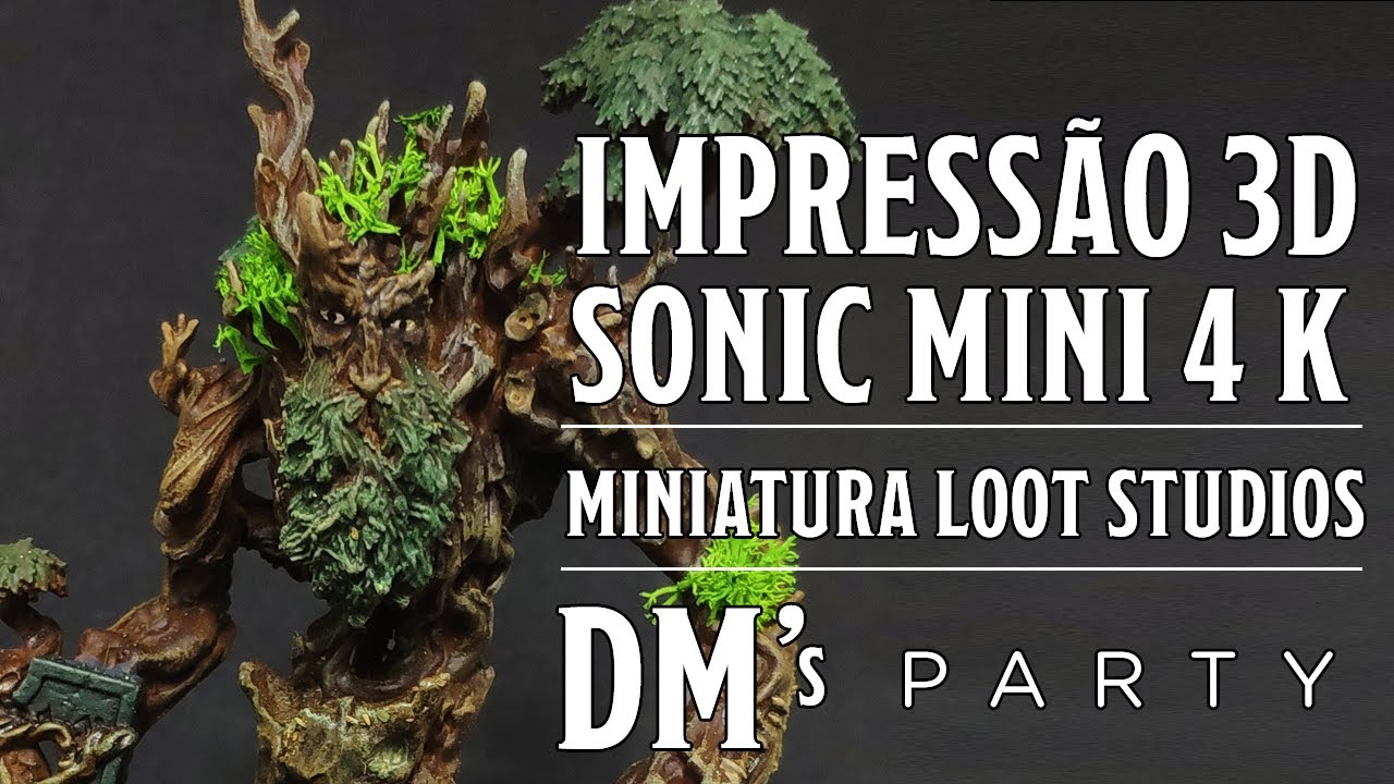 IMPRESSÃO 3D + Pintura - MINIATURA para usar no RPG !!!
