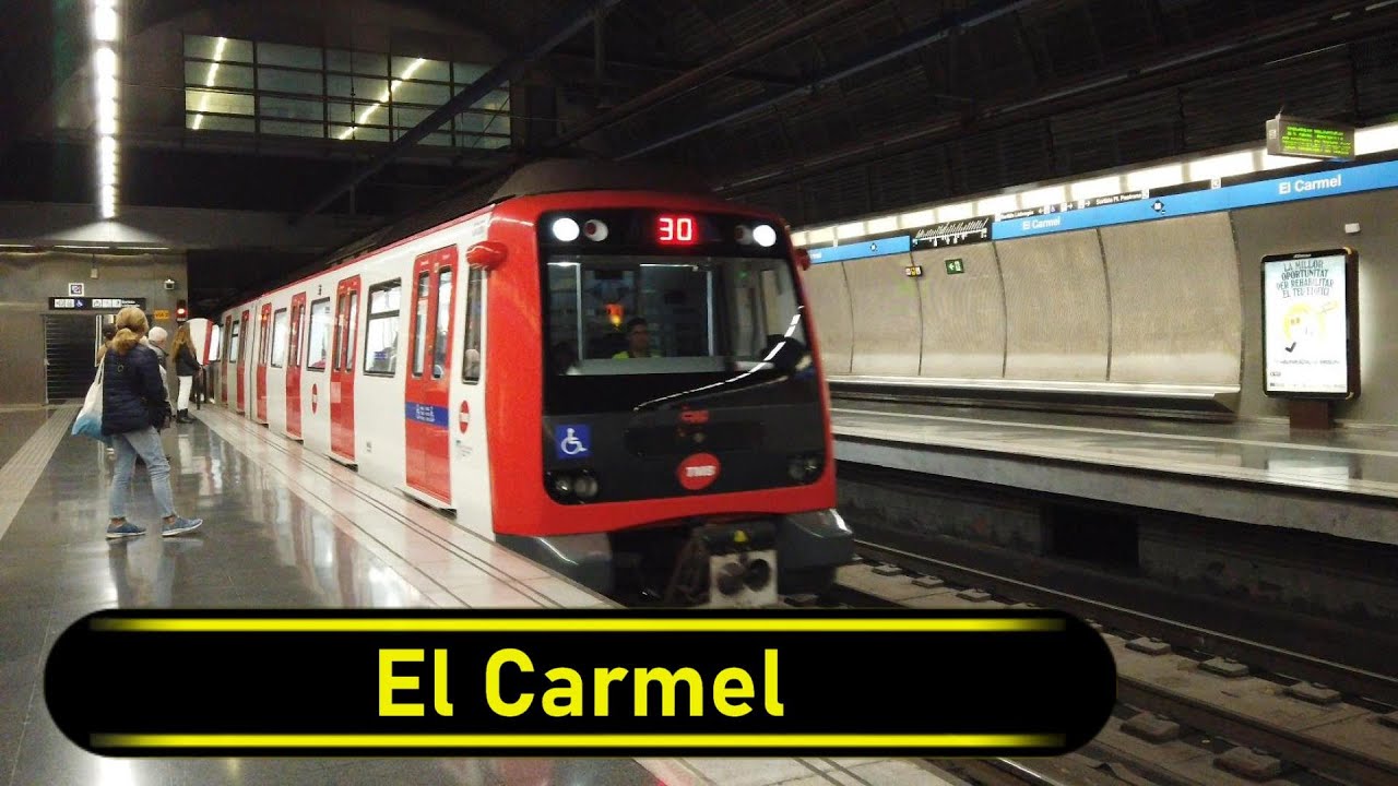 Metro Station El Carmel - Barcelona 🇪🇸 - Walkthrough 🚶
