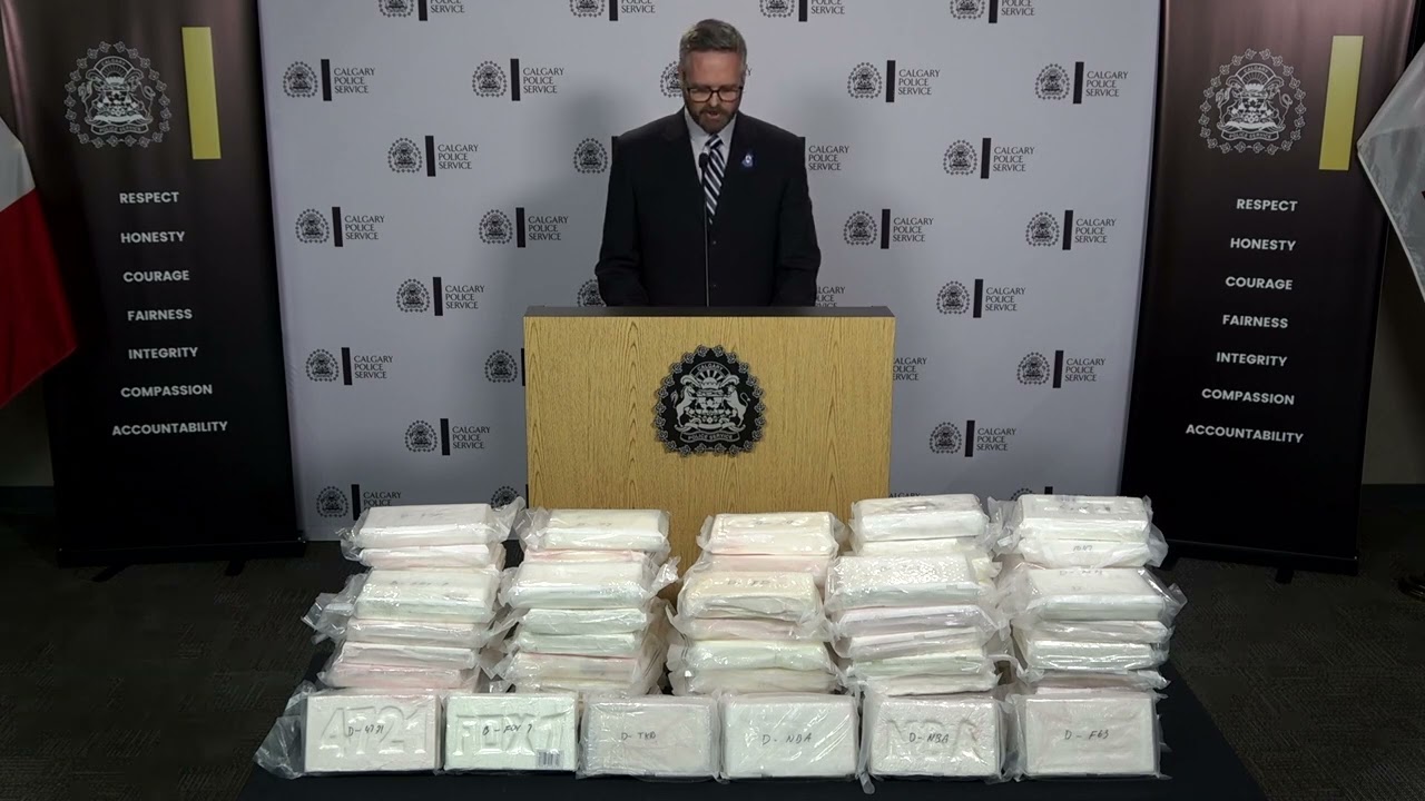 Media Availability: Calgary police disrupt national drug trafficking operation