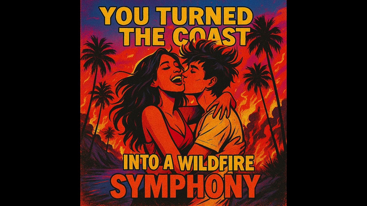 You Turned The Coast Into A Wildfire Symphony - chaotic glitch pop