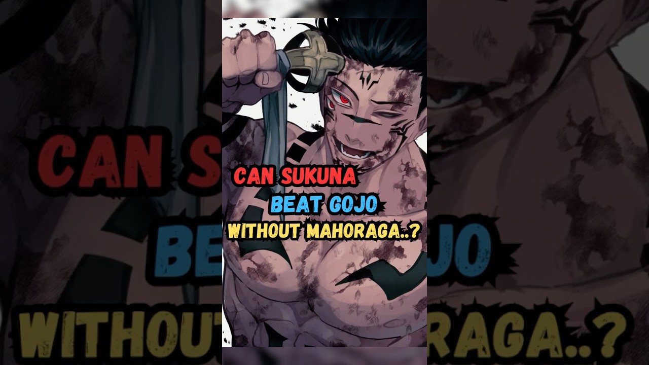 Сукуна против Годзё без Махораги &ndash; кто победит? #аниме #jujutsukaisen #gojo #sukuna #gojovssukuna