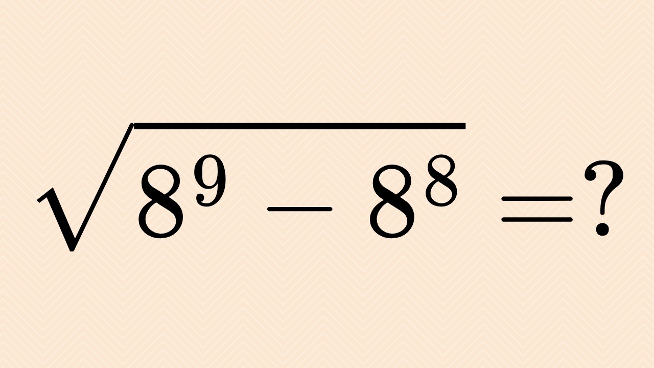 Germany | A Nice Square Root Algebra Problem | Math Olympiad