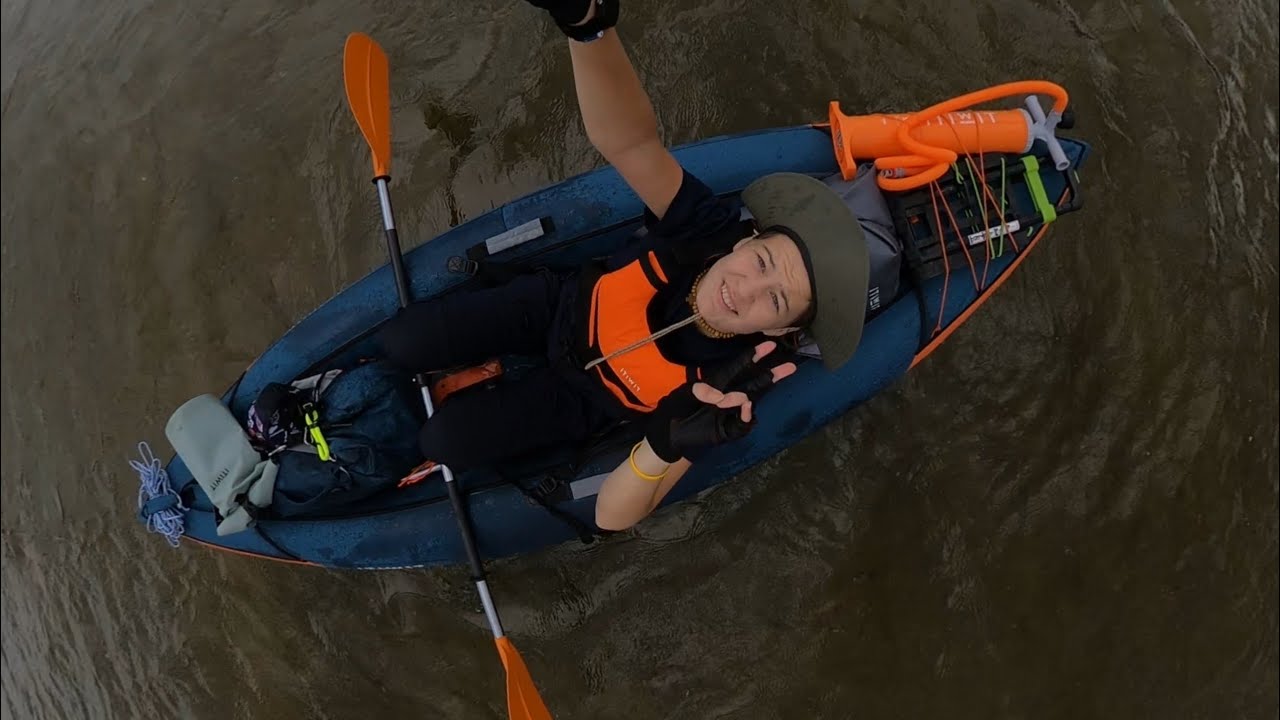 Descente de la Loire en kayak en solitaire - Camera embarquée 📹