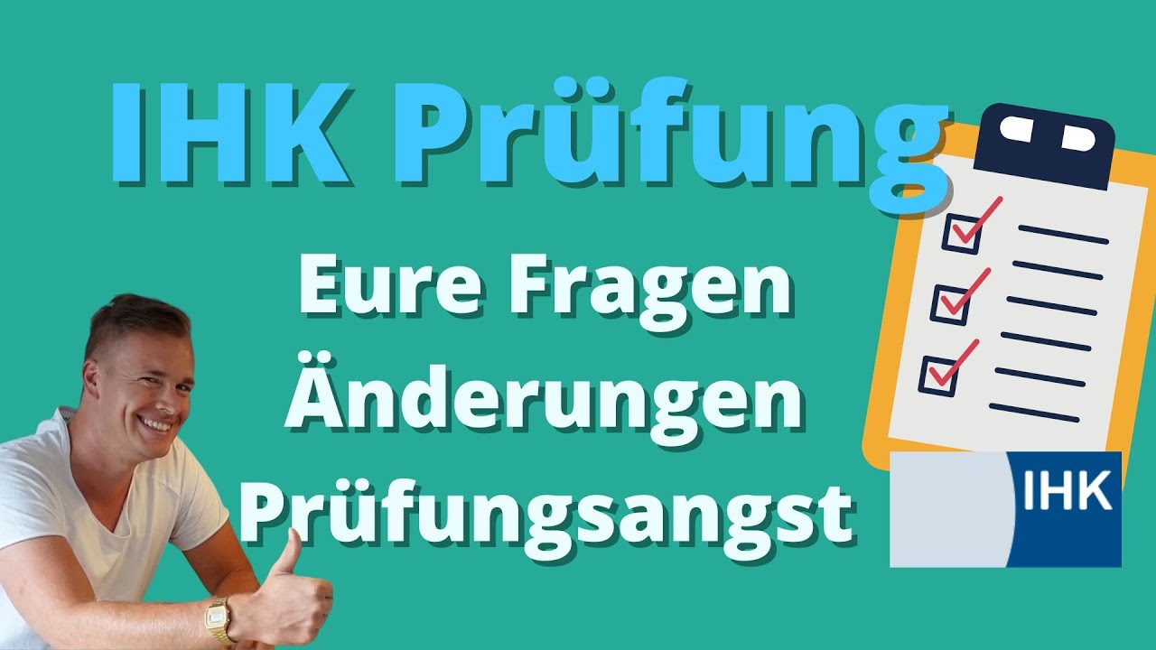 IHK Prüfung Winter 2024 / 2025 Eure Fragen // Änderungen // Prüfungsangst