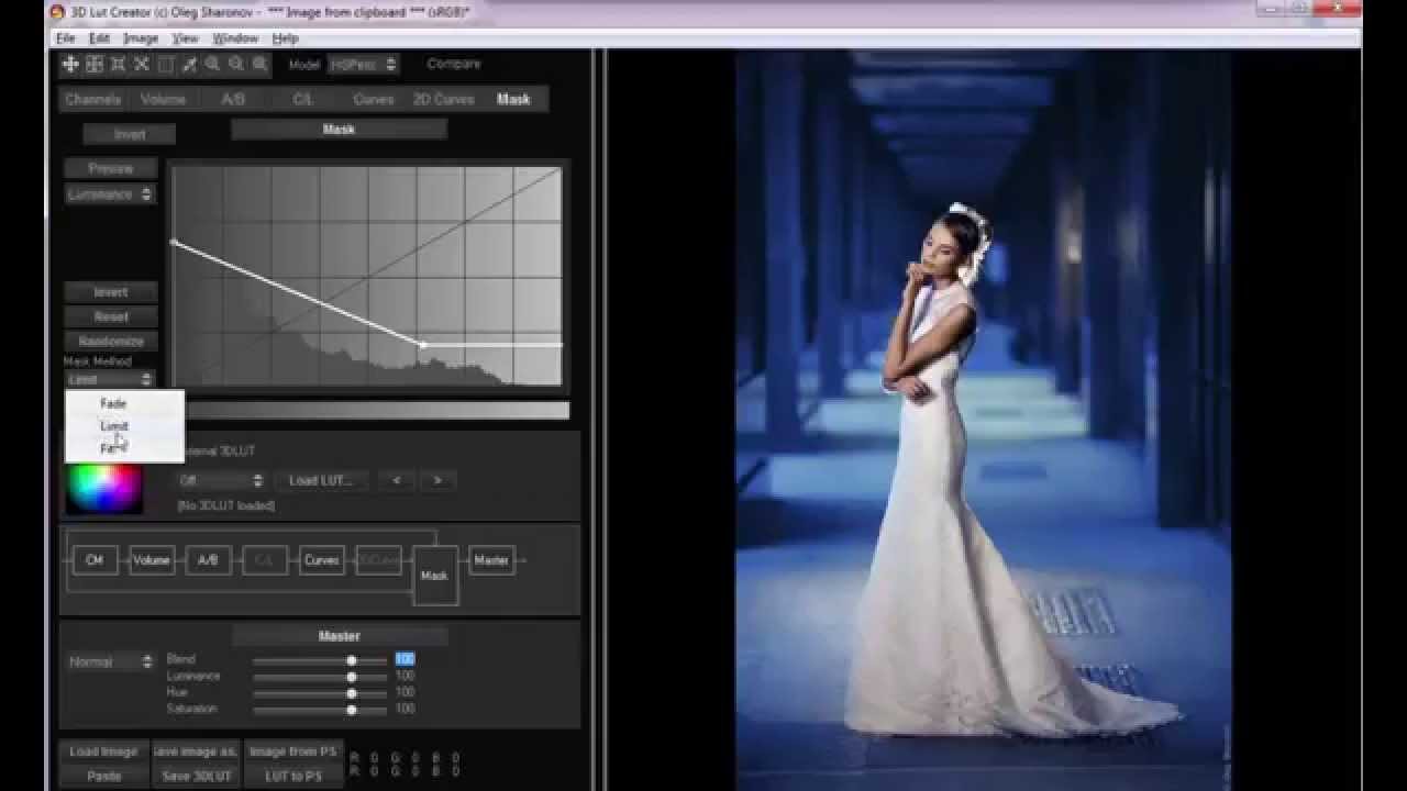 3D LUT Creator - Тонирование фотографий, методы Limit и Fit