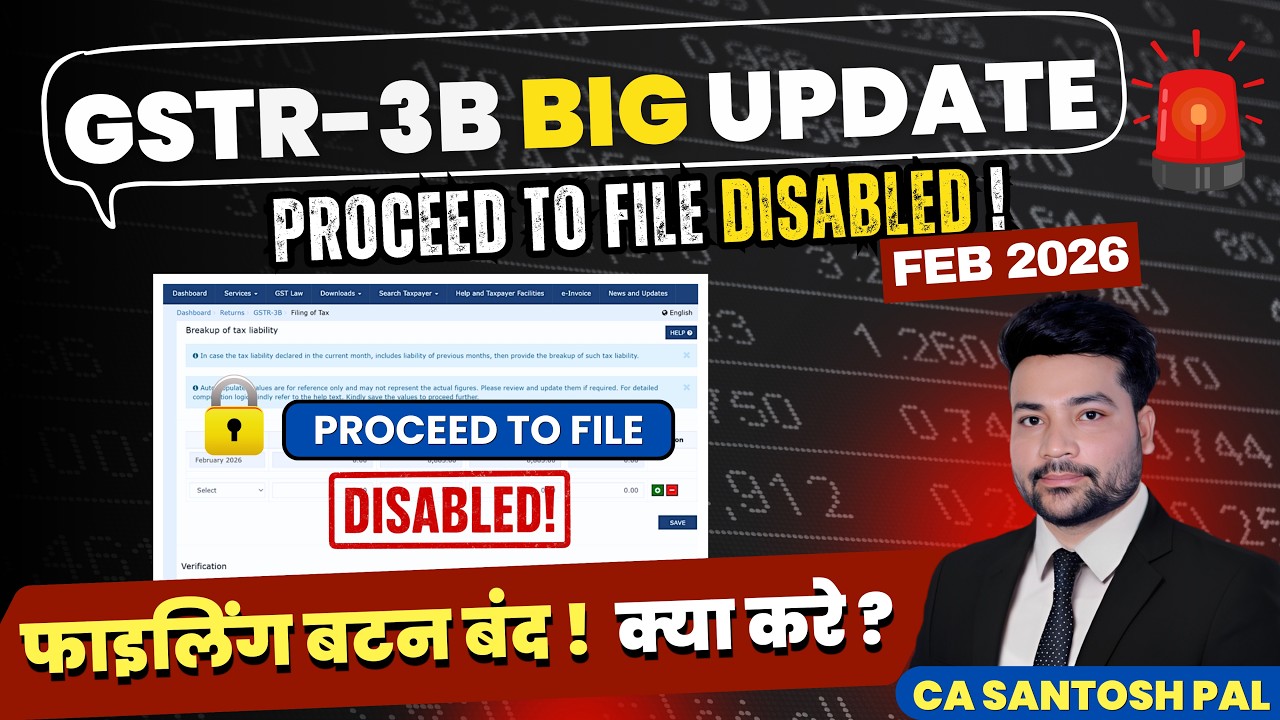 GSTR-3B Filing New Change 2026 | Tax Liability Breakup Table Explained in Hindi Practically