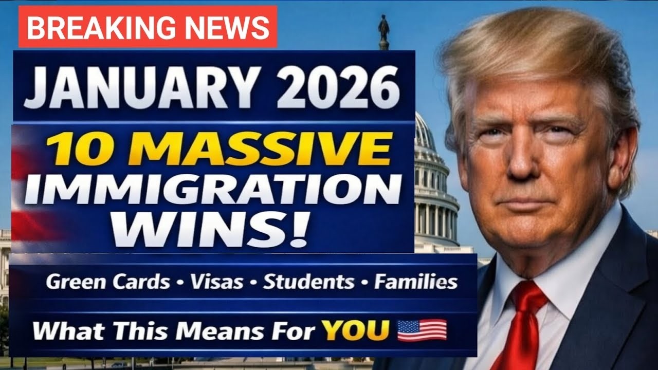 January 2026 Immigration Update  10 Massive Wins Immigrants   Faster Green Cards, Visa Bulletin Jump