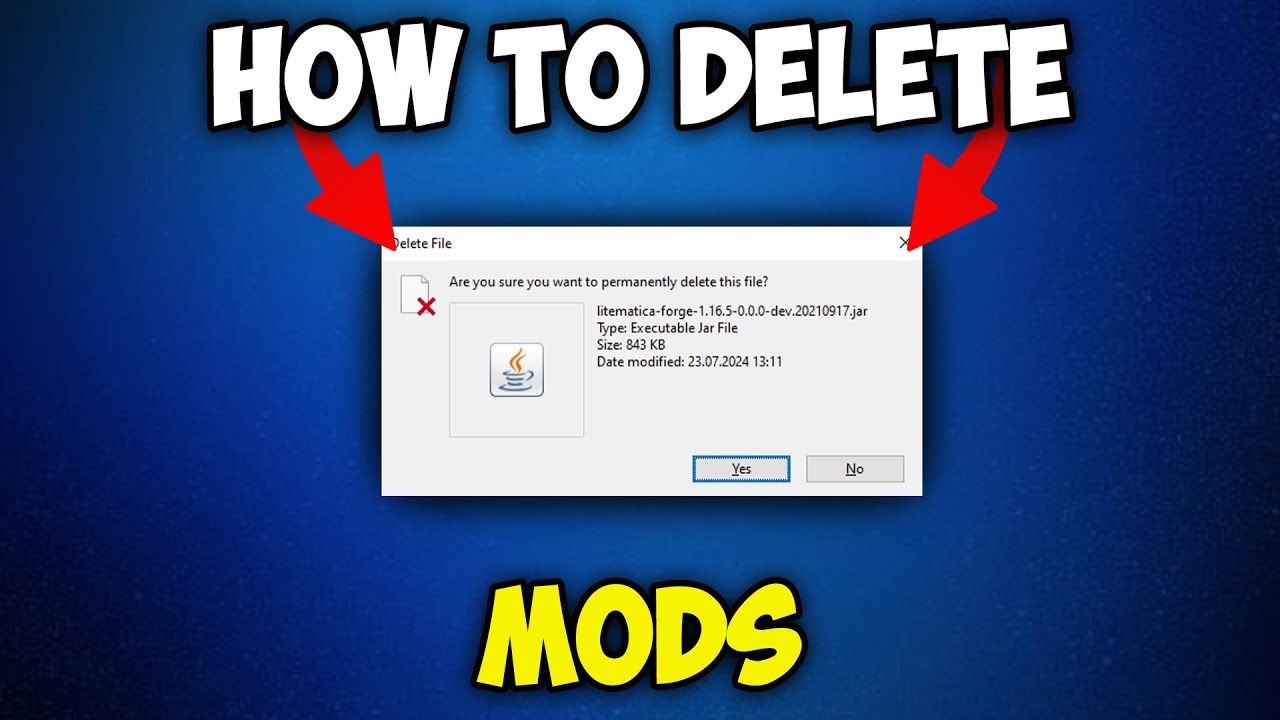 How to Delete Mods in Minecraft