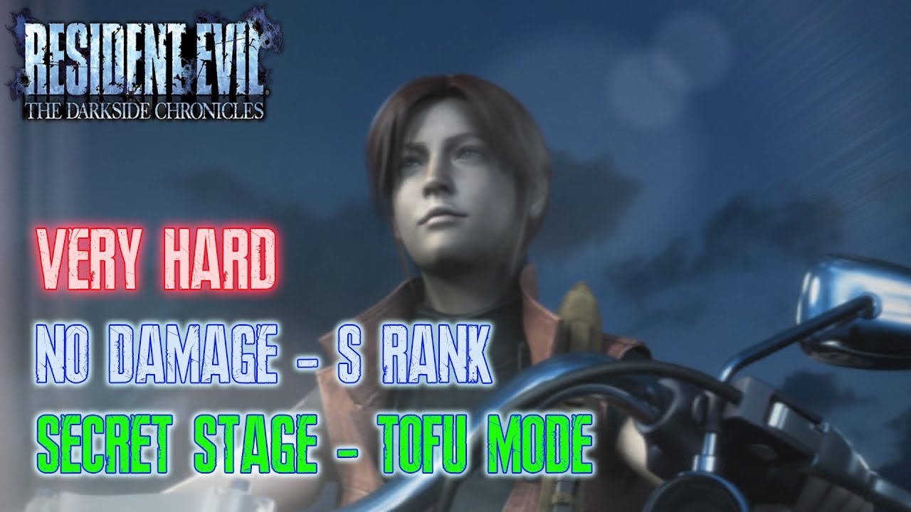 Resident Evil: The Darkside Chronicles Perfect - Very Hard - S Rank - Secret Stage - Tofu Mode