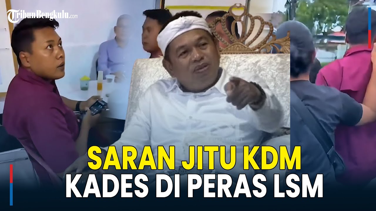 Saran Jitu Kang Dedi Mulyadi Usai Sorot Anggota LSM Kena OTT Peras Kades, Puji Polres Subang