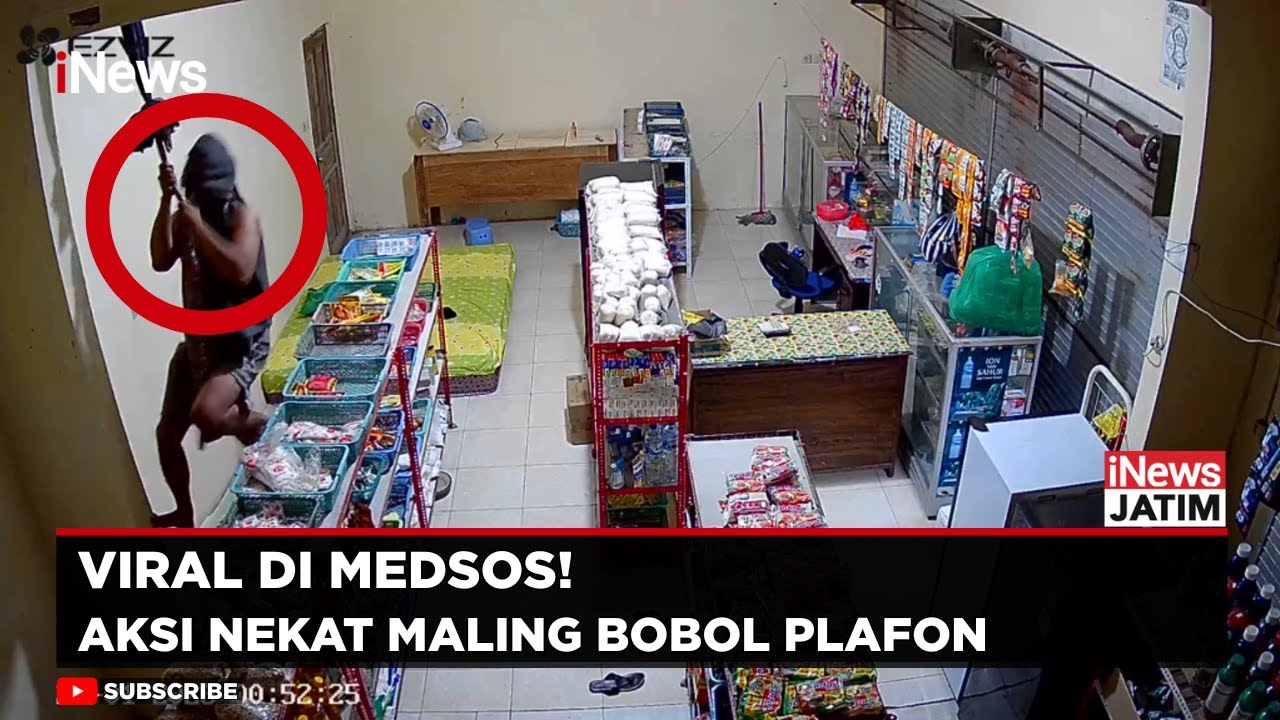 Viral! Toko Sembako di Pamekasan Dibobol Maling Lewat Plafon | iNews Jatim