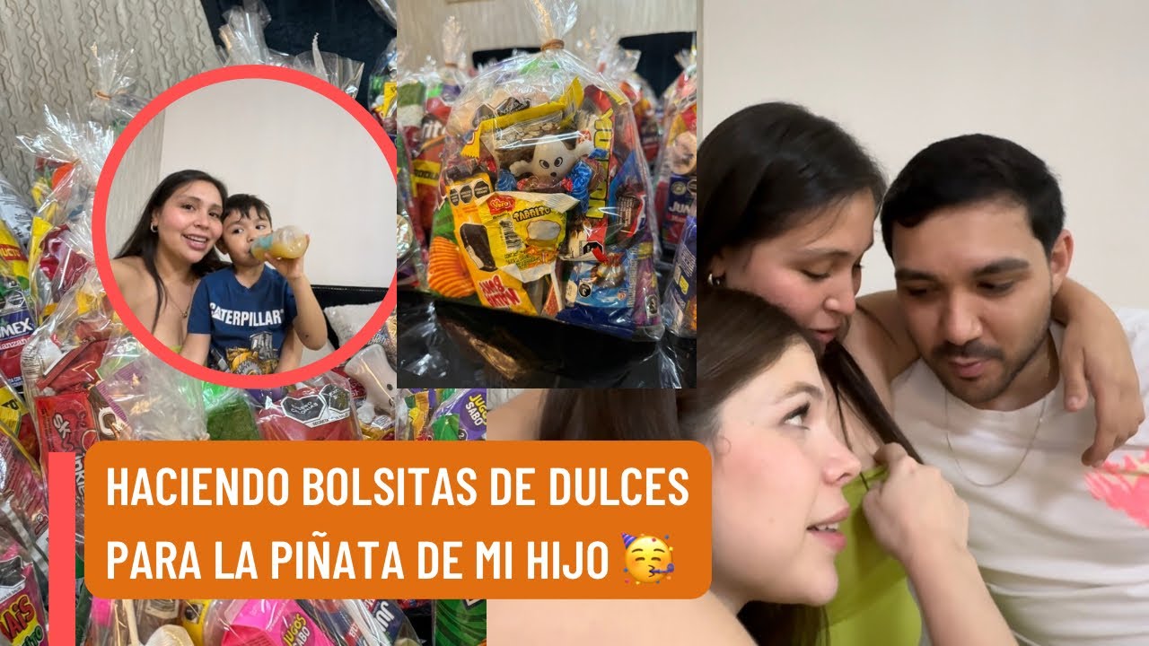 CHARLAS LARGAS MIENTRAS HACEMOS LAS BOLSAS DE DULCES PARA LA PIÑATA DE MI CRÍA 🥳🥰❤️