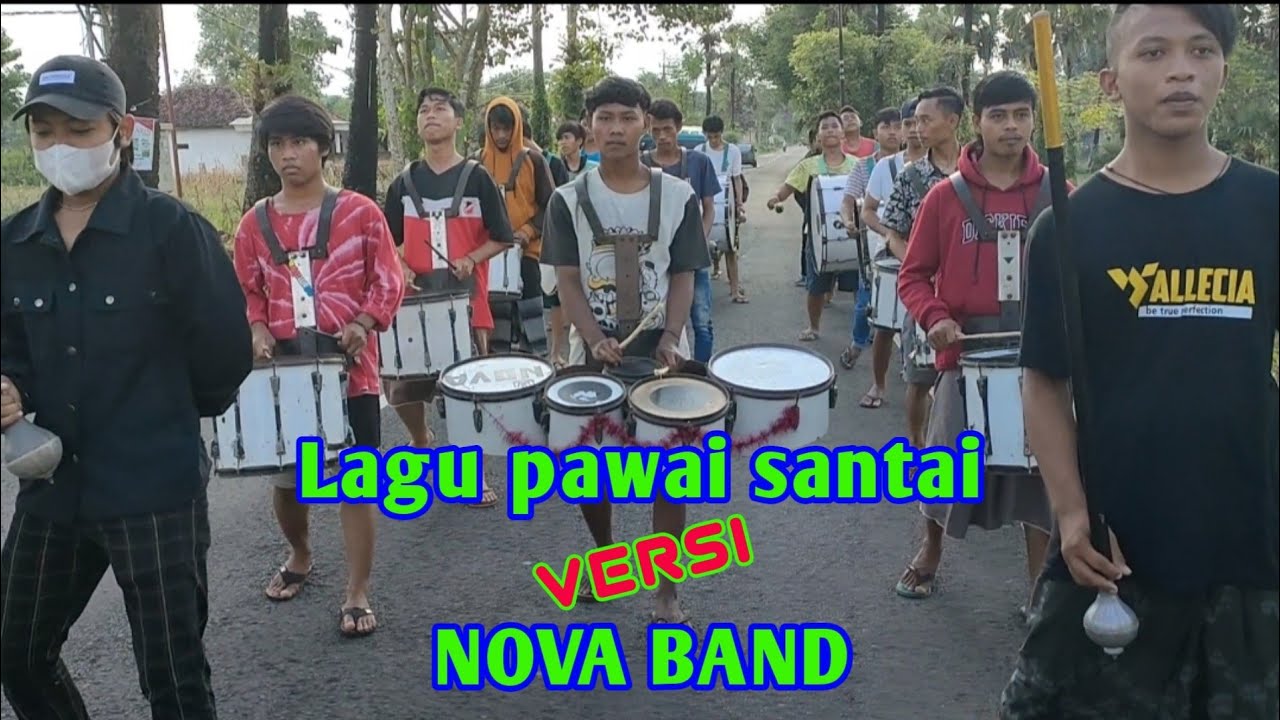 Latihan Lagu Jalan Drumband Nova Band Lenteng Barat Sumenep